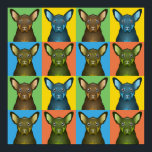 Affiches Caricature de chien Kelpie australien Pop-Art<br><div class="desc">Caricature australienne Kelpie Pop-Art</div>