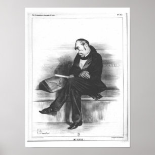 Affiches Caricature de Francois Guizot, 'La