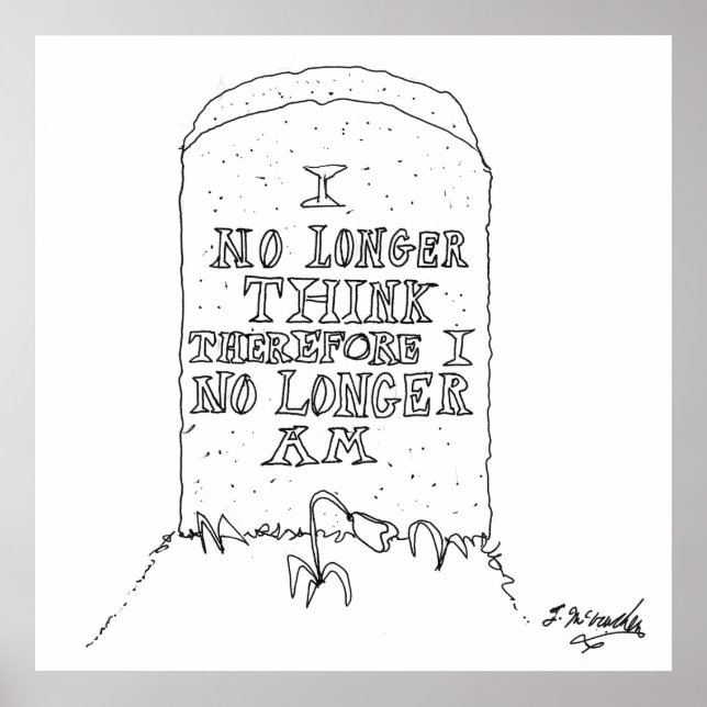 Affiches Caricature de philosophie 1413 (Devant)