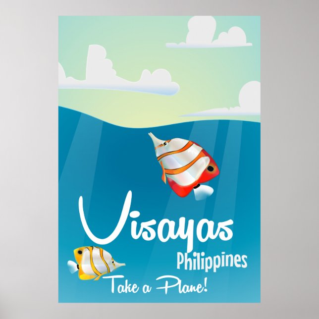 Affiches Caricature de Visayas, philippines (Devant)