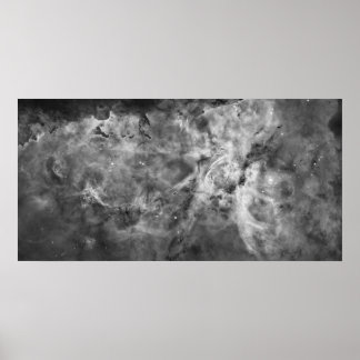 Affiches Carina Nebula : noir et blanc