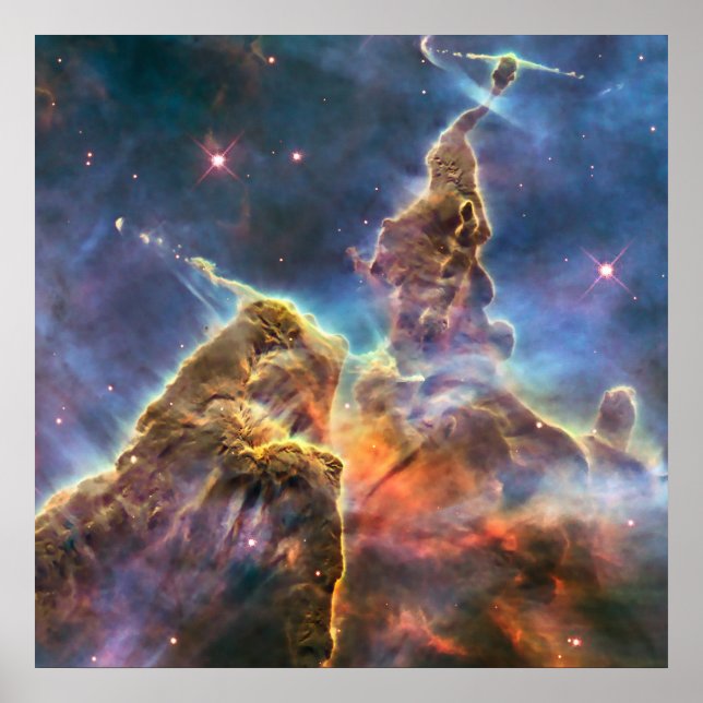 Affiches Carina Nebula par le télescope spatial Hubble (Devant)