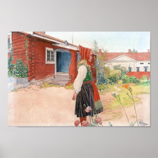 Affiches Carl Larsson The Falun Accueil (Devant)