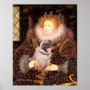 Affiches Carlin 2 (fauve) - Reine