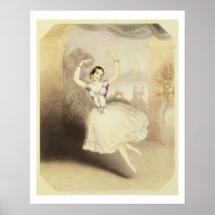 Affiches Carlotta Grisi (1819-99) dans le ballet du Peri