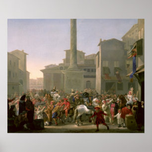 Affiches Carnaval à Rome, c.1650-51