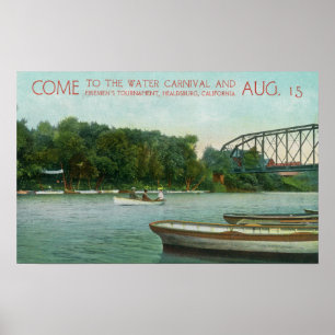 Affiches Carnaval et promotion du tournoi des pompiers