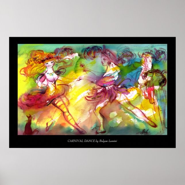 Affiches CARNIVAL BALLET / Venetian Masquerade,Dance,Music (Devant)