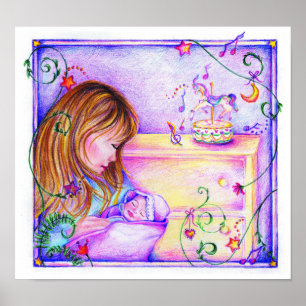 Affiches Carousel Dreams 19" X 13" Papier d'affiche de vale