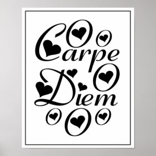 Affiches Carpe Diem Accueil / Décor de bureau