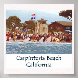Affiches Carpinteria Beach