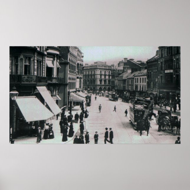 Affiches Carré de château, Belfast, vers 1902 (Devant)