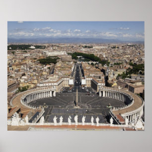 Affiches Carré de St Peters, Rome