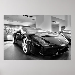 Affiches Carrefour noir et blanc