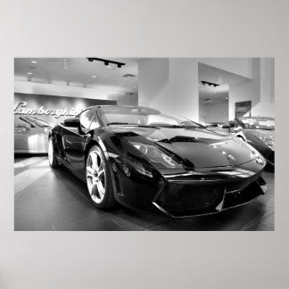 Affiches Carrefour noir et blanc