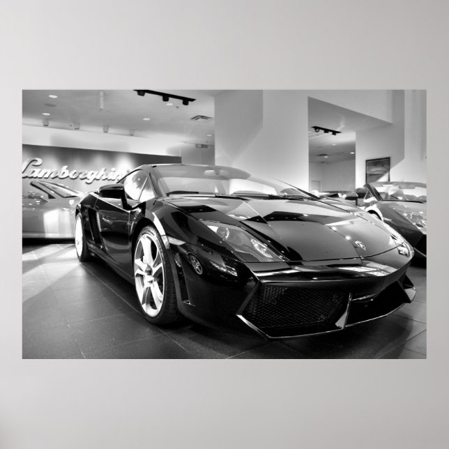 Affiches Carrefour noir et blanc (Devant)