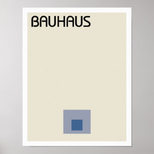 Affiches Carrés minimalistes du Bauhaus