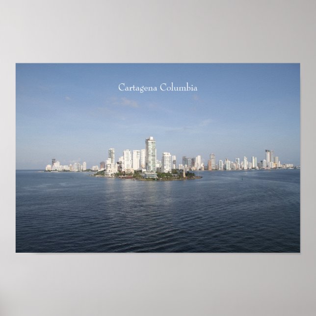 Affiches Cartagena Columbia, photographie, (Devant)