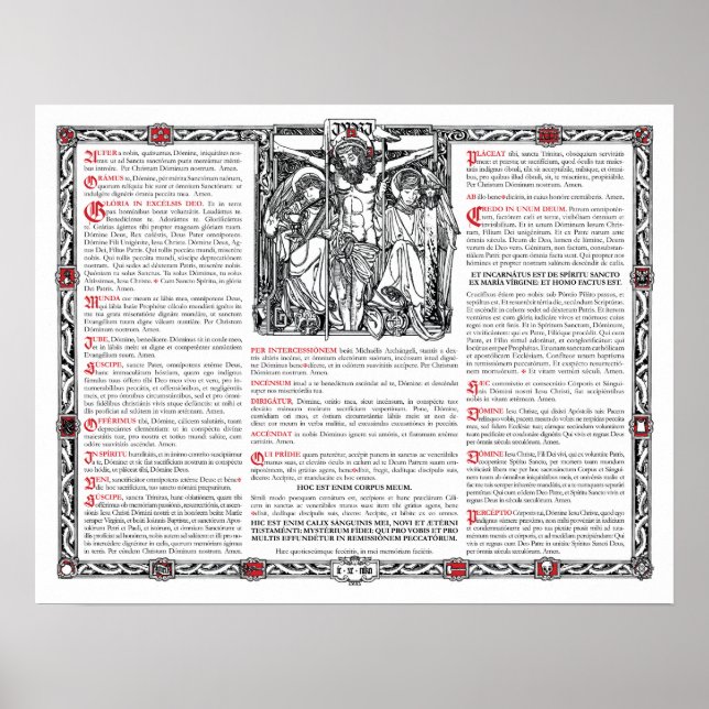 Affiches Carte Centre Altar (Devant)