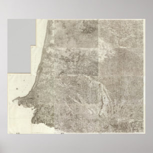 Affiches Carte composite de France 3