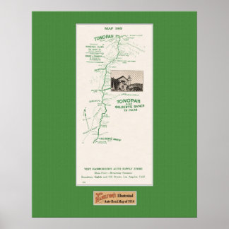 Affiches Carte de 1914, Tonopah au Ranch de Gilbert