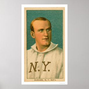 Affiches Carte de base-ball Bull Durham 1909
