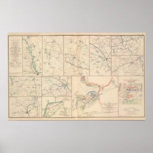 Affiches Carte de campagne Savannah Goldsborough