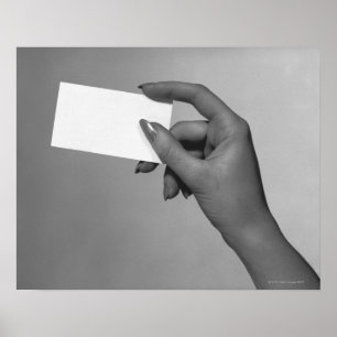 Affiches Carte de détention pour femme