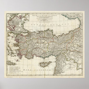 Affiches Carte de la Turquie