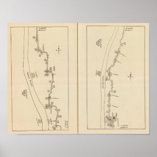 Affiches Carte de l'index Putnam County Dutchess County New