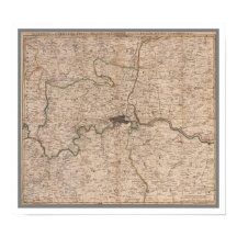 Carte de Londres du 18ème siècle