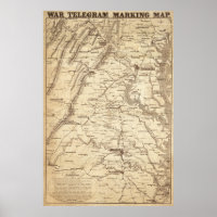 Carte de marquage du télégramme de guerre