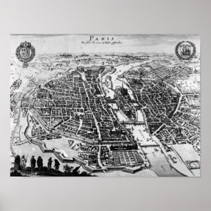 Affiches Carte de Paris, 1620