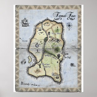 Affiches Carte de TerraFae