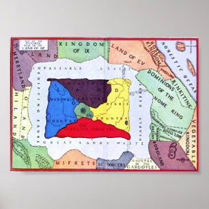 Affiches Carte d'once