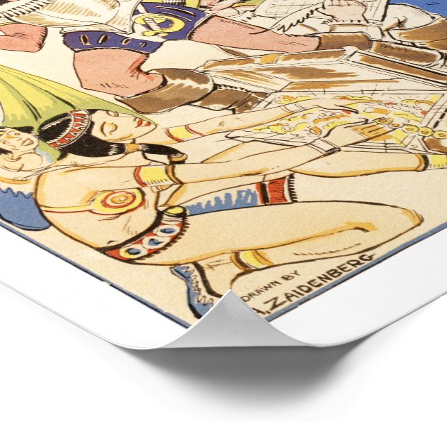 Affiches Carte du centre de Manhattan de 1789 à 1939 (Coin)