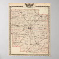 Carte du comté de Logan