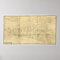 Carte du comté de Monmouth New Jersey (1781)