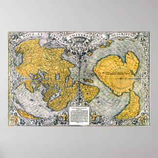 Affiches Carte du monde 1531