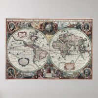 Carte du monde 1630