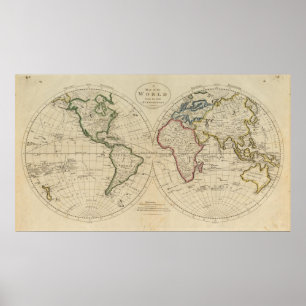 Affiches Carte du monde 4