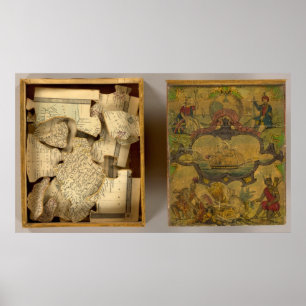 Affiches Carte du monde disséquée des Humphries