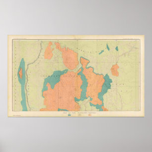 Affiches Carte du plateau d'Uinkaret