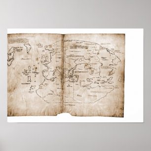 Affiches Carte du Vinland