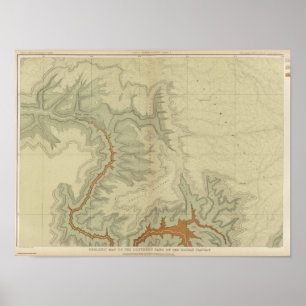 Affiches Carte géologique du du sud