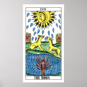 Affiches Carte Moon Tarot