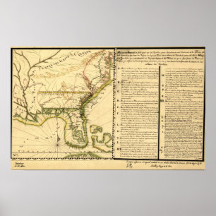Affiches Carte panoramique (langue espagnole)