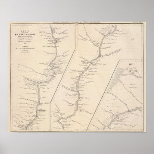 Affiches Carte, pendant le principal 2 de l'Uruguay