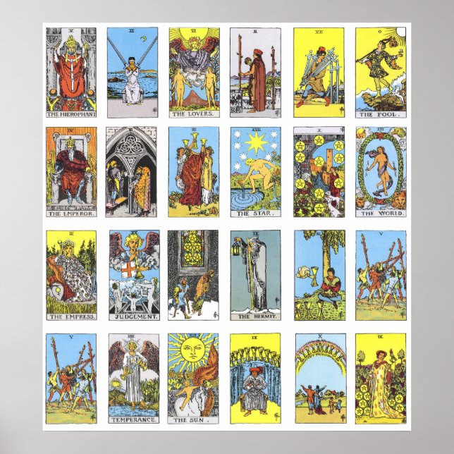 Affiches Carte Tarot (Devant)