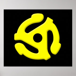 Affiches Carte vinyle 45 tr/min